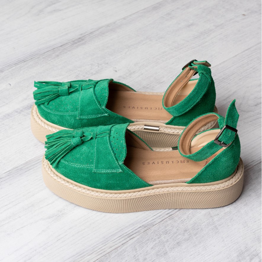     Pantofi - Augustino - Green